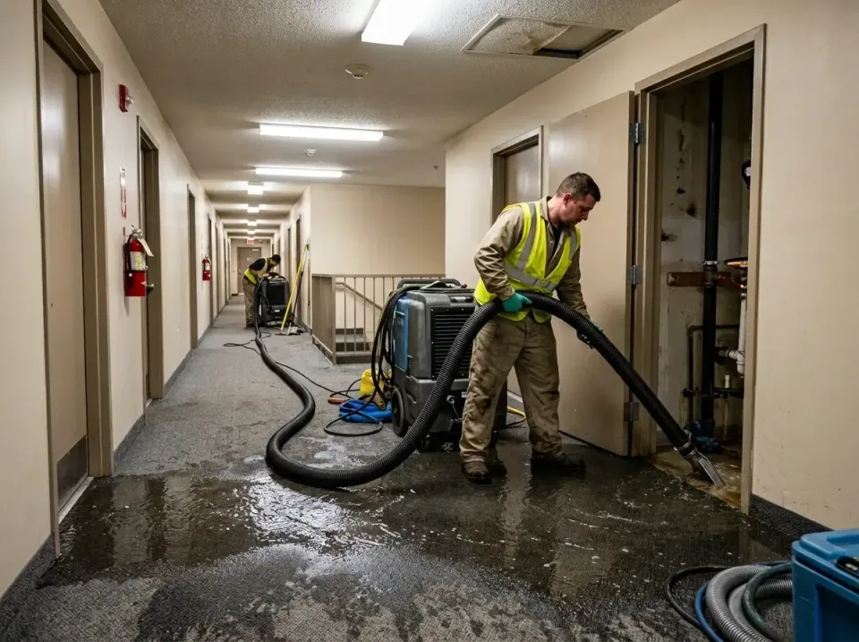 multi-unit-apartment-hallway-f-005 — frequently asked questions, Emergency Burst Pipe Water Extraction & Removal in Lithonia…